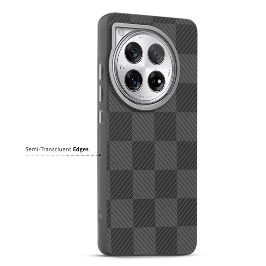 Elegant Hybrid Pattern Design Back Case For OnePlus 12R 5G