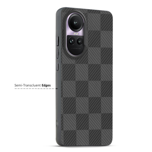 Elegant Hybrid Pattern Design Back Case For Oppo Reno 10 Pro 5G