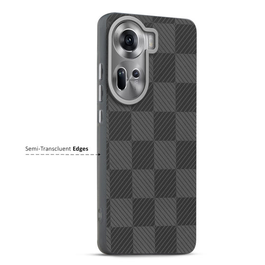 Elegant Hybrid Pattern Design Back Case For Oppo Reno 11 5G