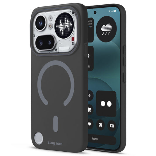 Stay Rare Premium Magnetic Case for Nothing Phone 4A Pro 5G with Raised Camera Protection & Matte Finish