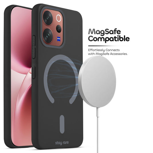 Stay Rare Premium Magnetic Case for Vivo V70 5G with Raised Camera Protection & Matte Finish
