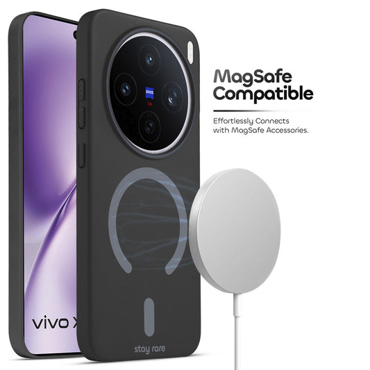 Stay Rare Premium MagSafe Case for Vivo X200T 5G with Raised Camera Protection & Matte Finish