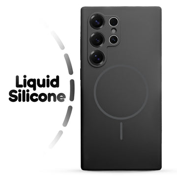 Cloud Feel Silicone Case for Samsung S25 Ultra 5G – Supports Wireless Charging