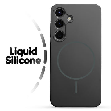 Cloud Feel Silicone Case for Samsung S24 Plus 5G – Supports Wireless Charging