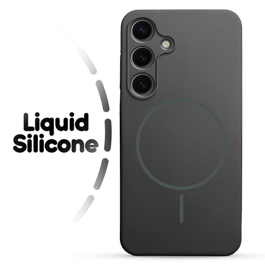 Cloud Feel Silicone Case for Samsung S24 Plus 5G – Supports Wireless Charging