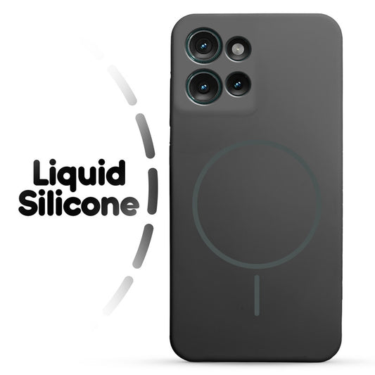Cloud Feel Silicone Case for Motorola Moto Edge 50 5G – Supports Wireless Charging