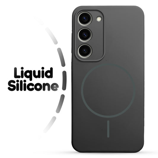 Cloud Feel Silicone Case for Samsung S23 5G – Supports Wireless Charging