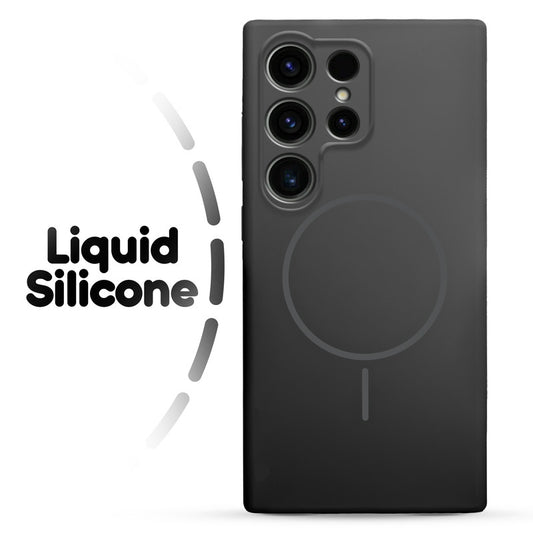 Cloud Feel Silicone Case for Samsung S24 Ultra 5G – Supports Wireless Charging