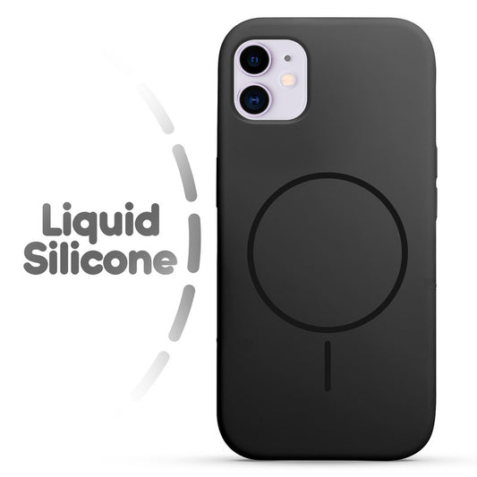 Wireless Charging Support Compatible Liquid Silicone Case For Apple iPhone 11