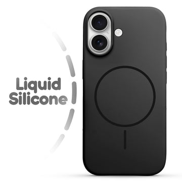 Cloud Feel Silicone Case for Apple iPhone 16 Plus – Supports Wireless Charging