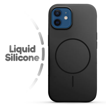 Cloud Feel Silicone Case for Apple iPhone 12 – Supports Wireless Charging