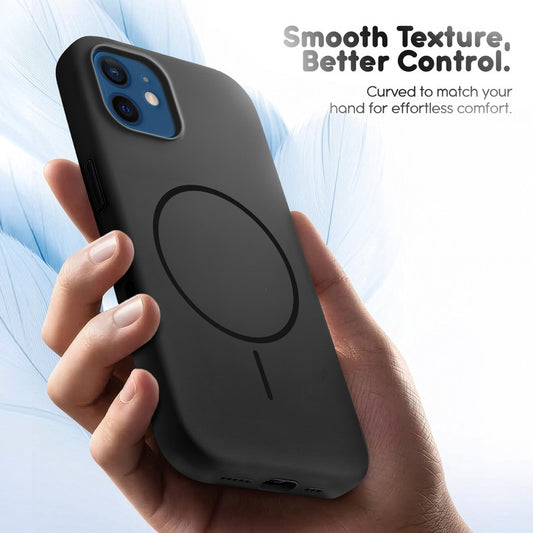 Cloud Feel Silicone Case for Apple iPhone 12 – Supports Wireless Charging