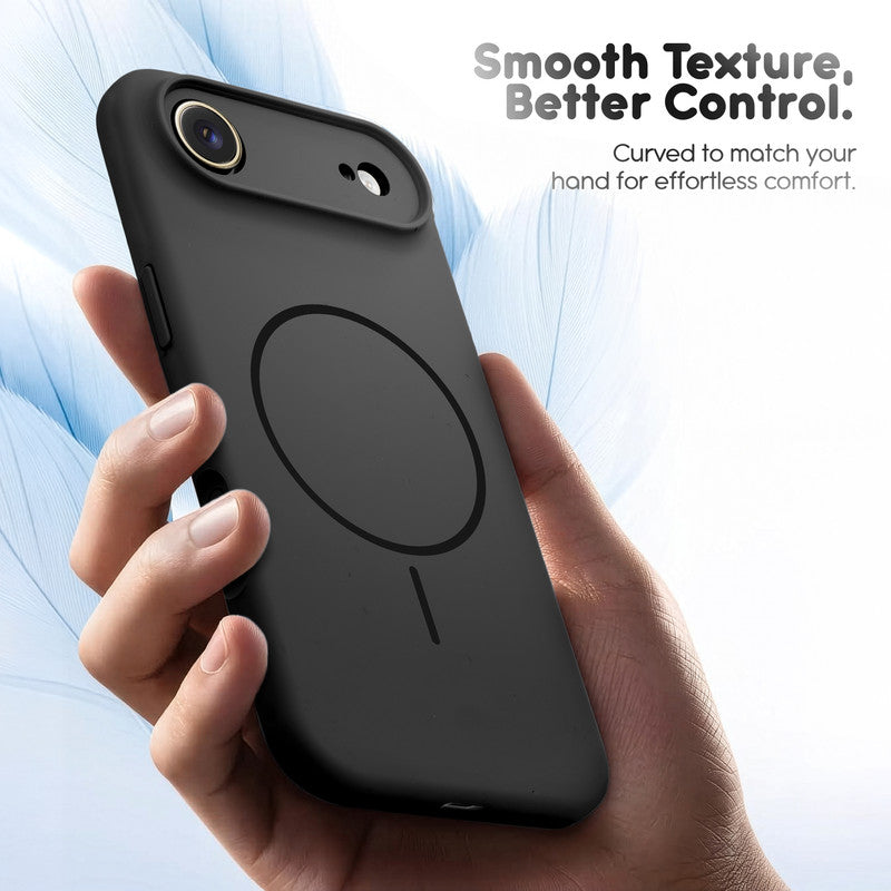 Cloud Feel Silicone Case for Apple iPhone 17 Air With Camera Protection – Supports Wireless Charging