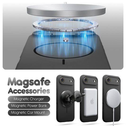 Cloud Feel Silicone Case for Apple iPhone 17 Air With Camera Protection – Supports Wireless Charging