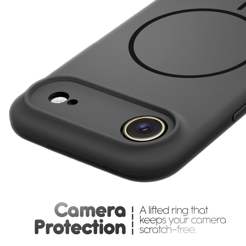 Cloud Feel Silicone Case for Apple iPhone 17 Air With Camera Protection – Supports Wireless Charging