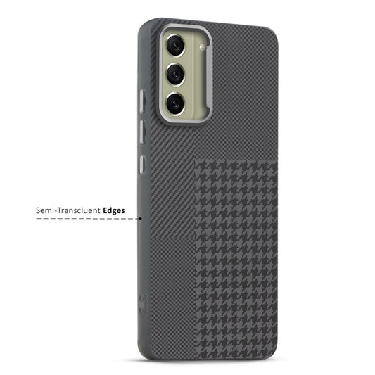 Elegant Hybrid Pattern Design Back Case For Samsung S21 FE 5G