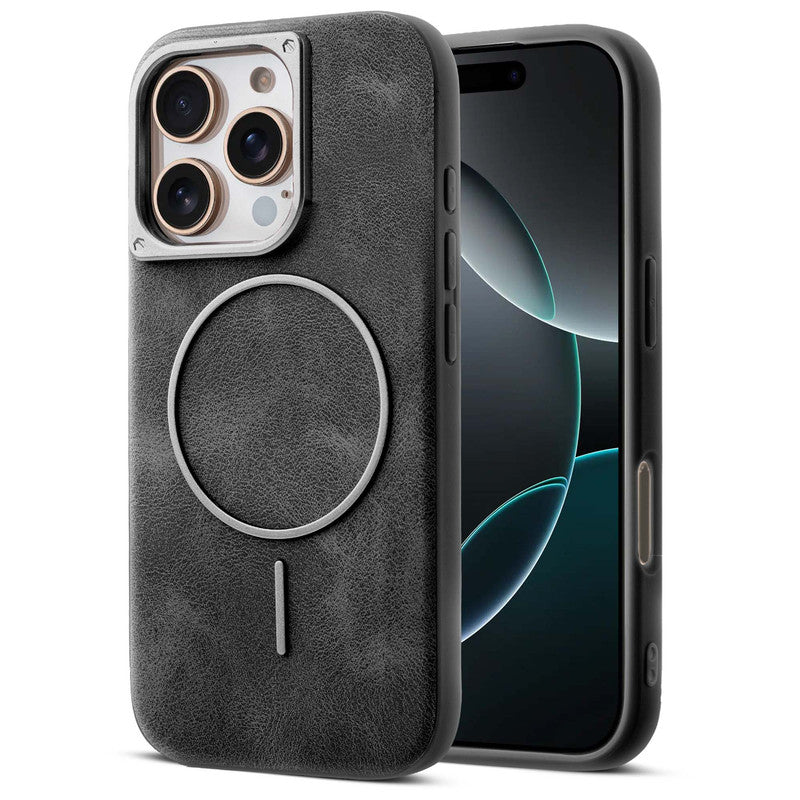 Elite PU Leather MagSafe Case for Apple iphone 16 Pro Max