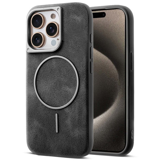 Elite PU Leather MagSafe Case for Apple iPhone 15 Pro Max