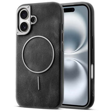 Elite PU Leather MagSafe Case for Apple iPhone 16