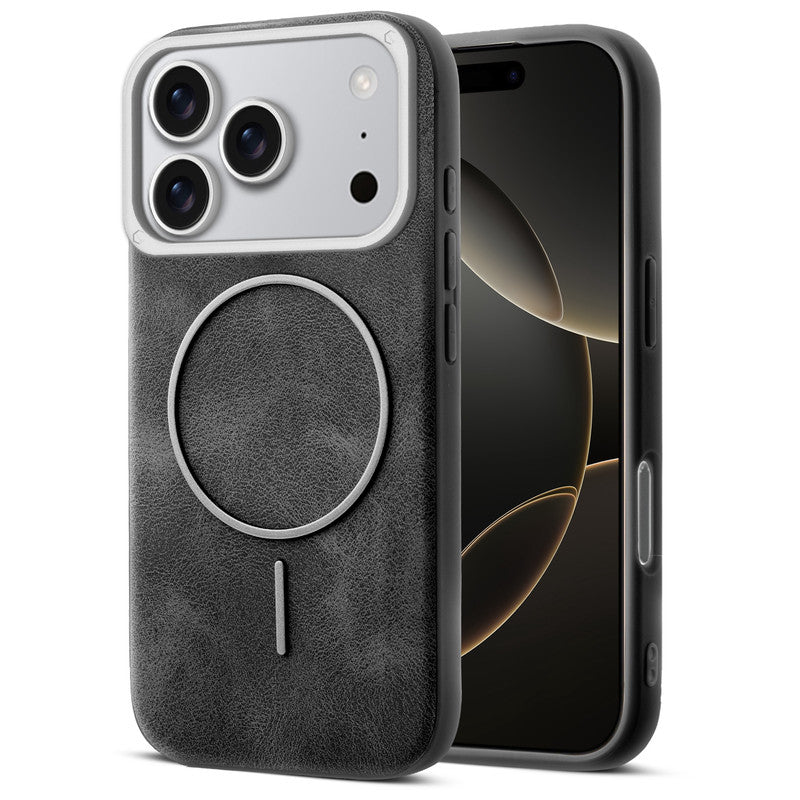 Elite PU Leather Case for Apple iPhone 17 Pro , Hard Shell with Soft Inner Fabric & MagSafe Support