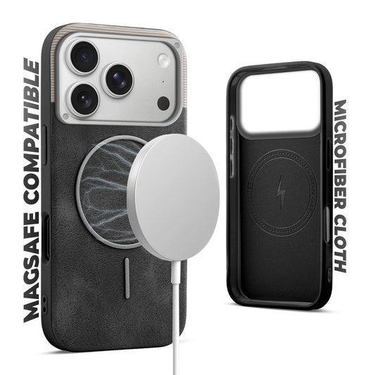 Luxury Leather MagSafe Case for Apple iPhone 17 Pro