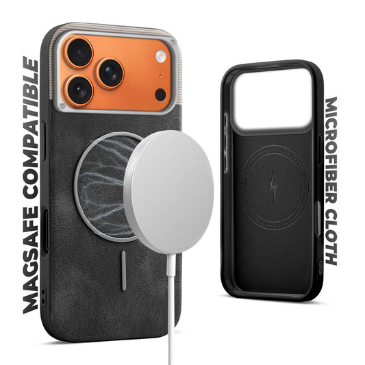 Luxury Leather MagSafe Case for Apple iphone 17 Pro Max