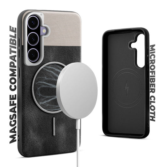 Luxury Leather MagSafe Case for Samsung A36 5G