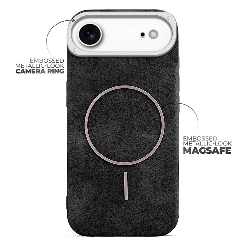 Elite PU Leather Wireless Charging Support Case for Apple iPhone 17 Air