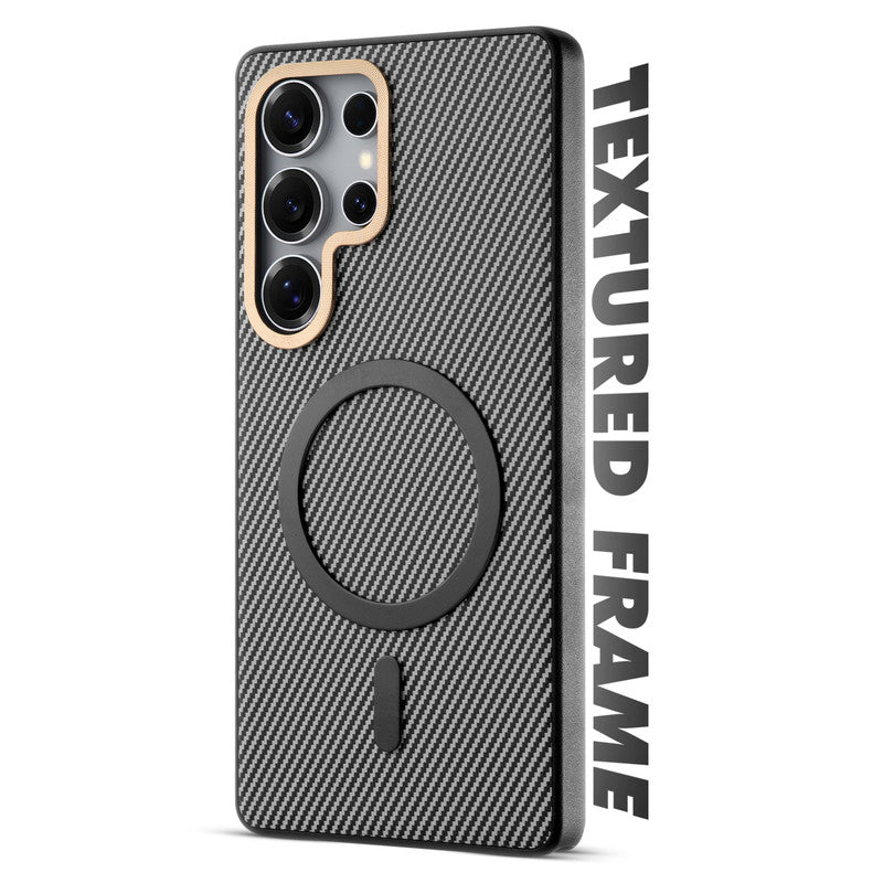 Wireless Charging Support Ready Checks Printed Back Case For Samsung S23 Ultra 5G with Enhanced Grip