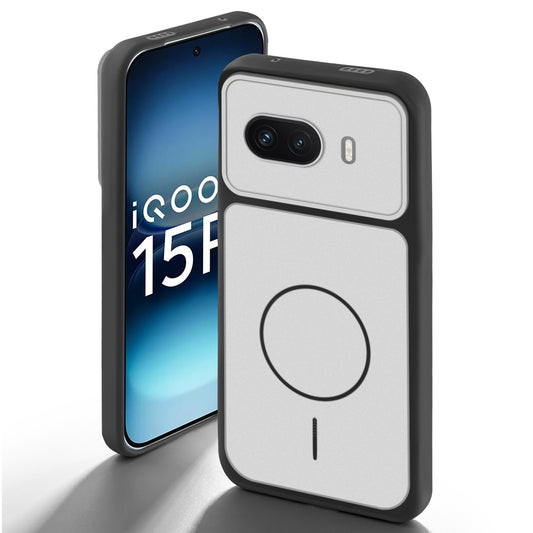 Dual Tone Silicone Grip Back Cover with Camera Protection for iQOO 15R 5G