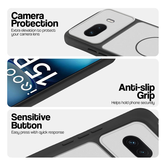 Dual Tone Silicone Grip Back Cover with Camera Protection for iQOO 15R 5G
