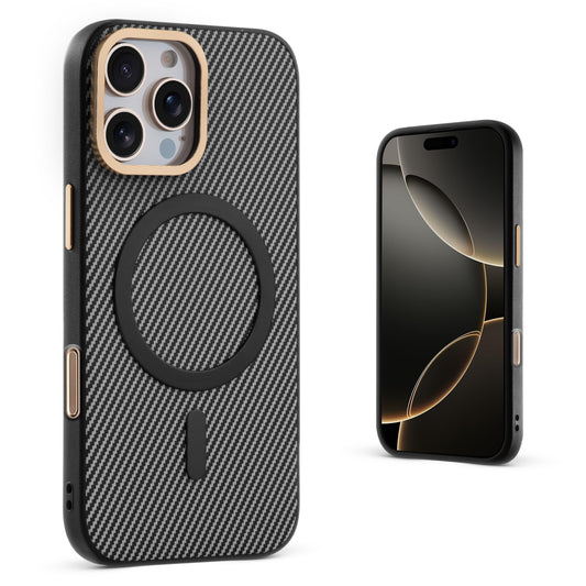 MagSafe Ready Checks Printed Back Case For Apple iphone 16 Pro Max with Enhanced Grip