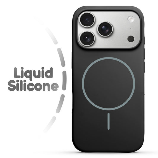 Cloud Feel Silicone Case for Apple iphone 17 Pro Max – Supports Wireless Charging