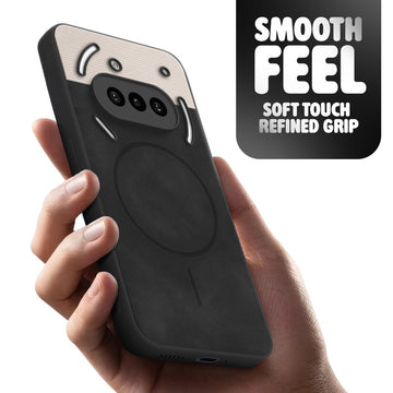 Hybrid PU Leather Matte Cover for Nothing Phone 3A 5G