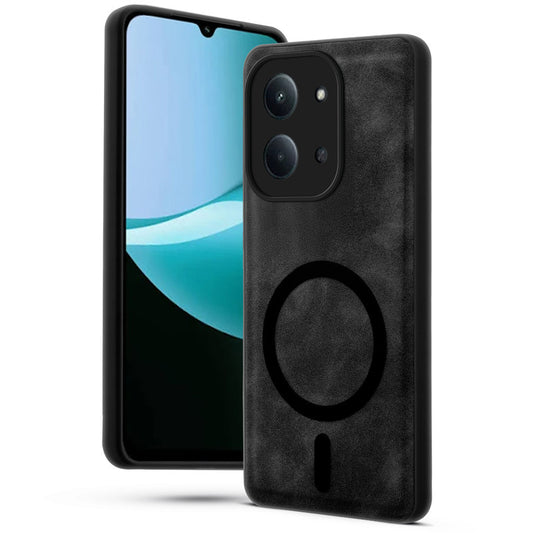 Cushion Grip Leather Case for Redmi 15C 5G