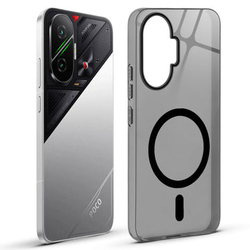 Anti-Yellow Colored Camera Line Case Support Magnetic Accessories Back Cover For Poco F7