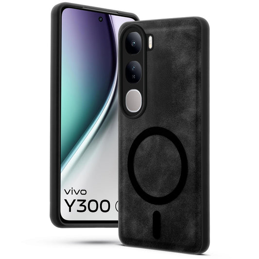 Cushion Grip Leather Case for Vivo Y300 5G