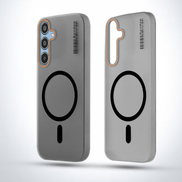 Colorful Frosted Matte Wireless Charging Support For Samsung M35 5G