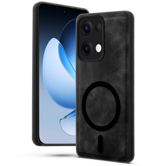 Cushion Grip Leather Case for Oppo Reno 13 5G