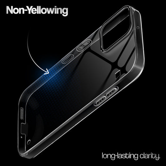 Crystal Clear Anti-Yellow Transparent Back Cover Case With Camera Ring Protection for Nothing Phone 3A Lite 5G