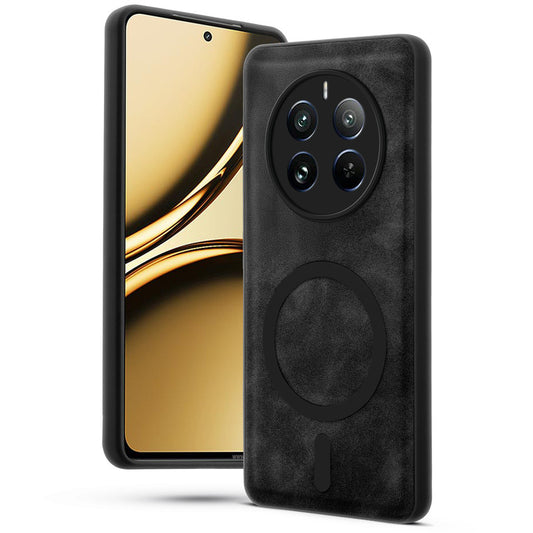 Cushion Grip Leather Case for Realme Narzo 70 Pro 5G