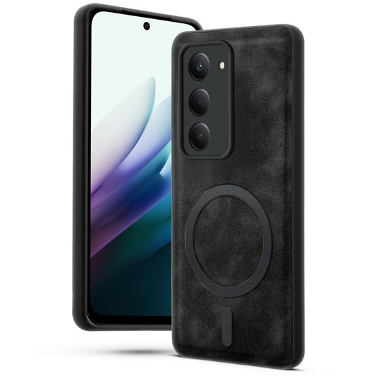 Cushion Grip Leather Case for Redmi 15 5G