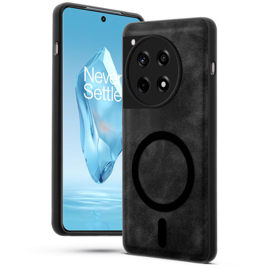 Cushion Grip Leather Case for OnePlus 12R 5G