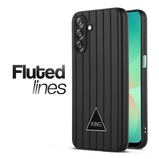 Glossy Matte Line Texture Back Cover for Samsung A26 5G