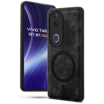 Cushion Grip Leather Case for Vivo T4R 5G