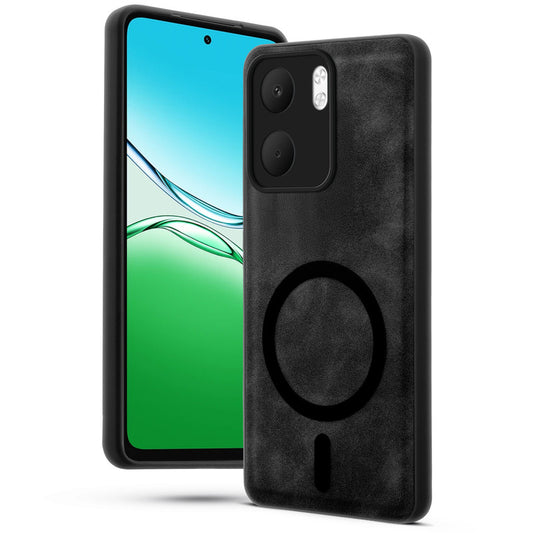 Cushion Grip Leather Case for Oppo A5x 5G