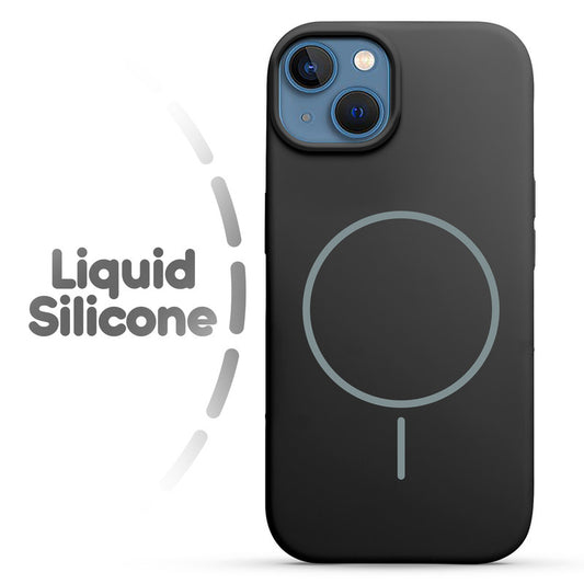 Cloud Feel Silicone Case for Apple iPhone 13 – Supports Wireless Charging