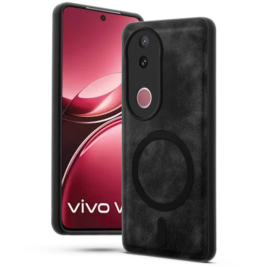 Cushion Grip Leather Case for Vivo V50 5G