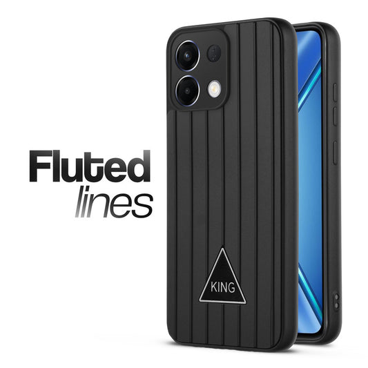 Glossy Matte Line Texture Back Cover for Oppo K13 5G