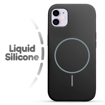 Wireless Charging Support Compatible Liquid Silicone Case For Apple iPhone 11